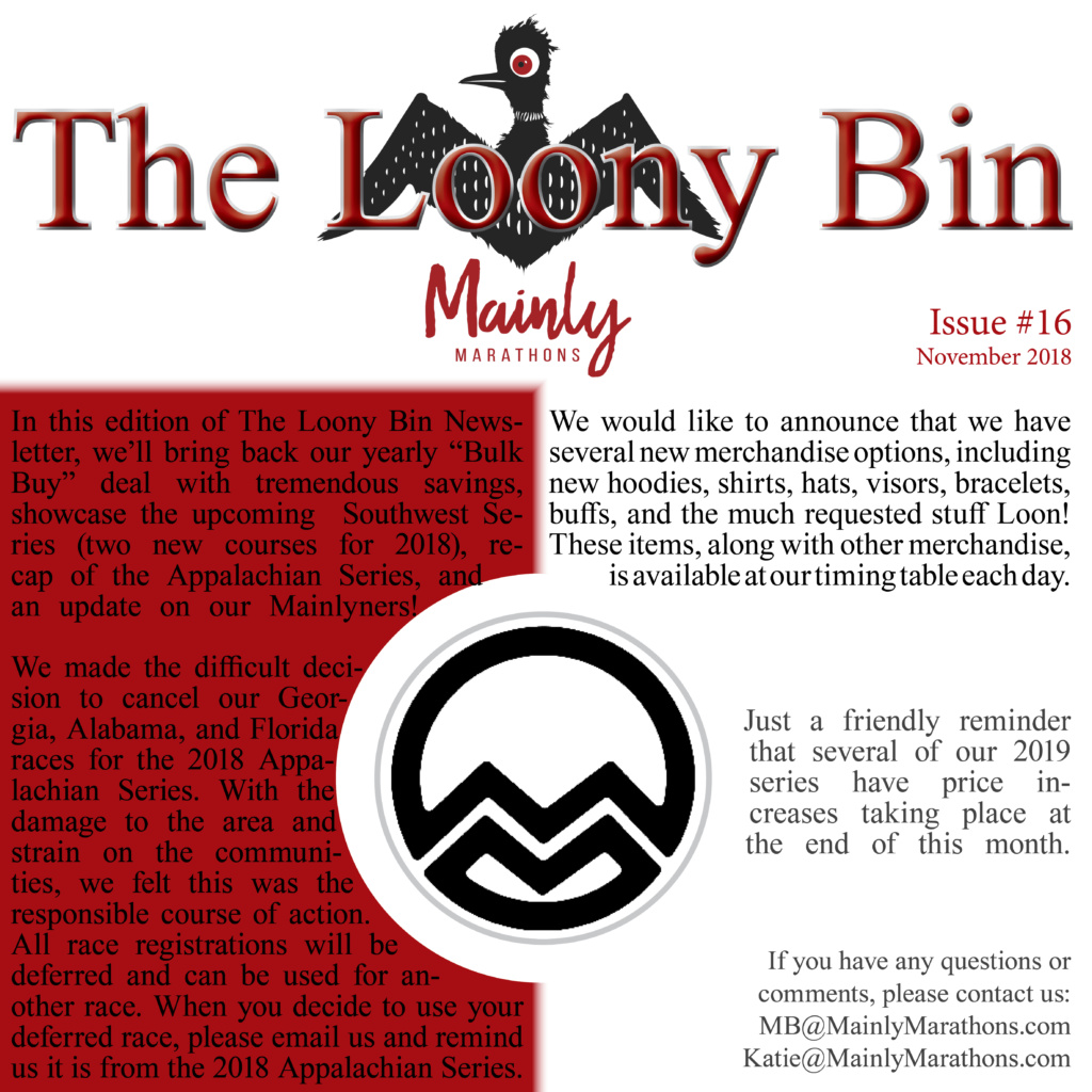 The Loony Bin - November 2018