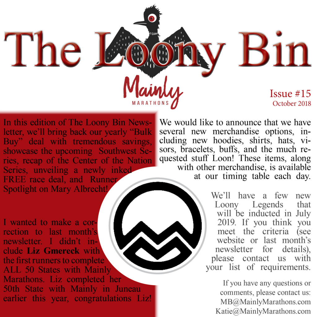The Loony Bin - October 2018