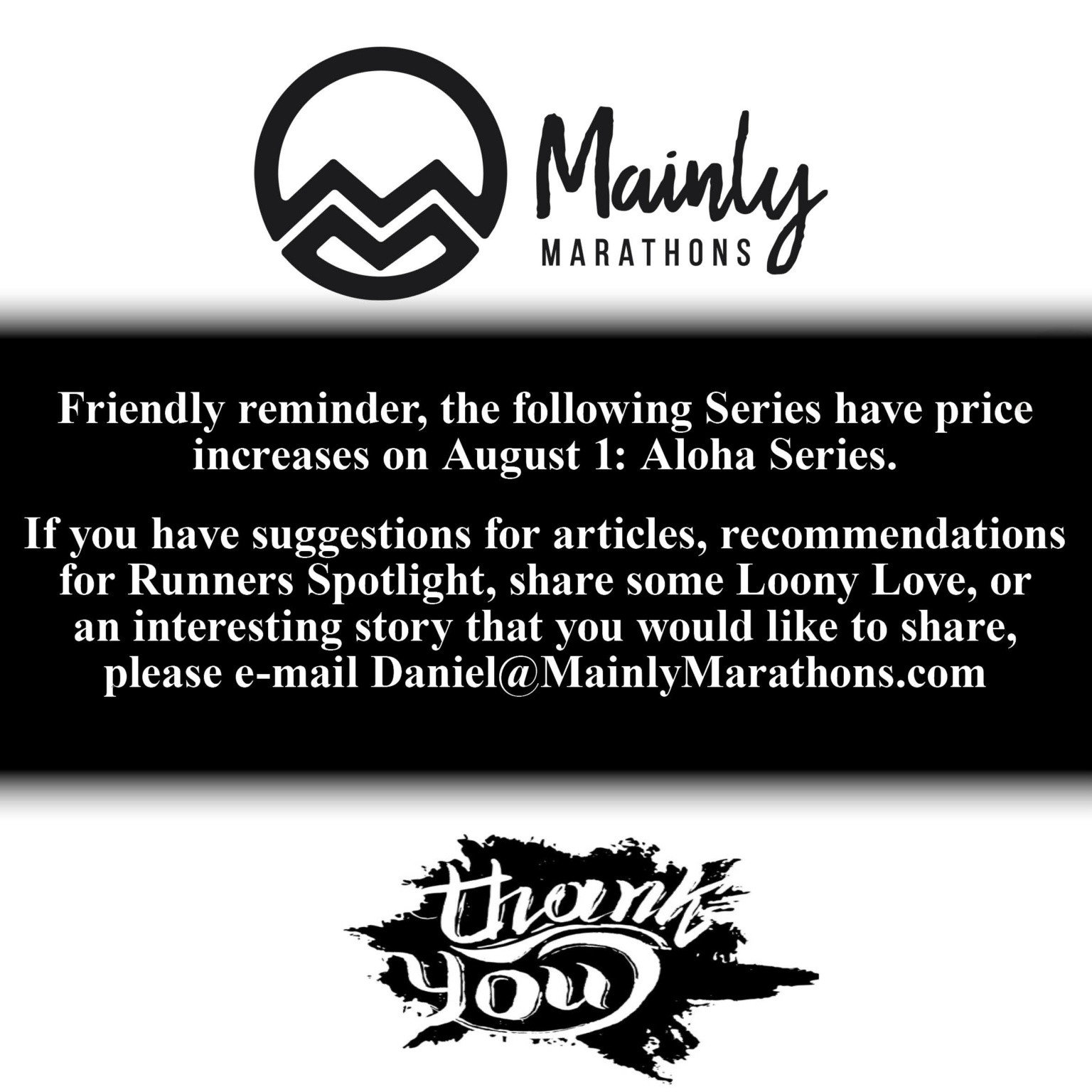 MM Newsletter 2024 July7 Mainly Marathons